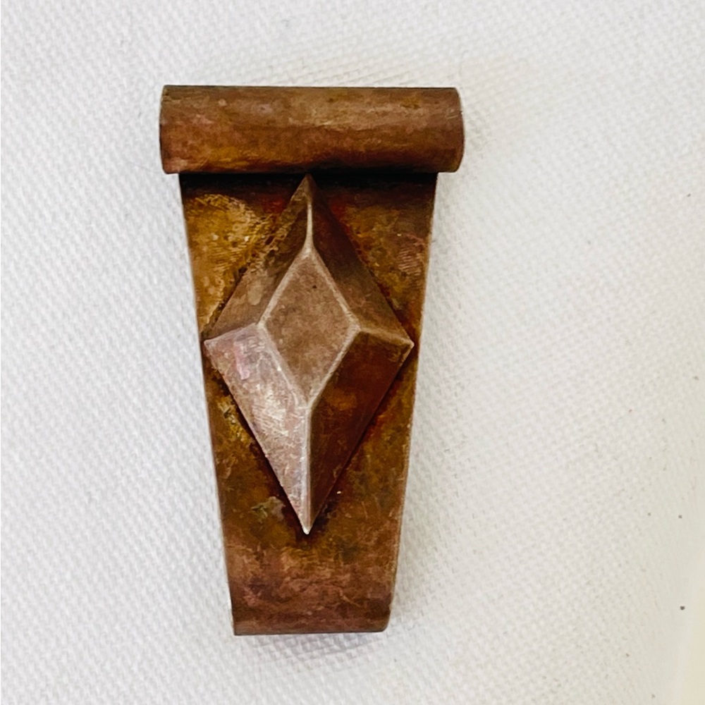 Vintage signed Kate Hines brutalist pin
